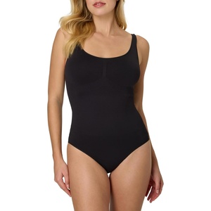 image:imageMaidenform Womens Seamless Shapewear Tummy Control Bodysuit Firm Control Full Coverage Body ShaperBlack