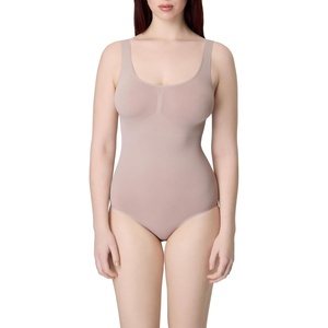 image:imageMaidenform Womens Seamless Shapewear Tummy Control Bodysuit Firm Control Full Coverage Body ShaperEvening Blush
