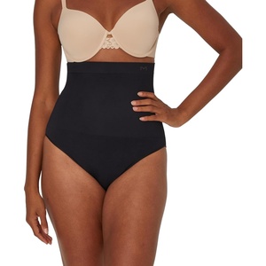 image:imageMaidenform Womens Seamless Shapewear Tummy Control Highwaist Brief Firm Control Shapewear PantyBlack
