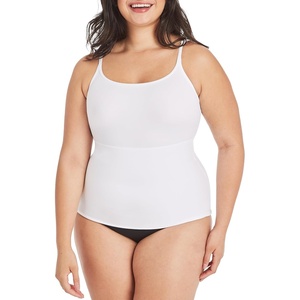 image:imageMaidenform Womens Shapewear Cami Tank Top Tummy Control Shapewear for Women Backsmoothing Fajas Cami Plus Size TooWhite