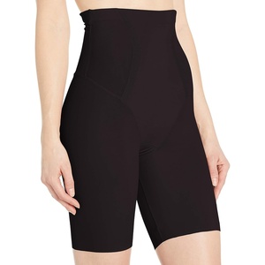 image:imageMaidenform Womens Shapewear Highwaist Thigh Slimmer Tummy Control Thigh Slimmer Firm Control Shapewear for WomenBlack