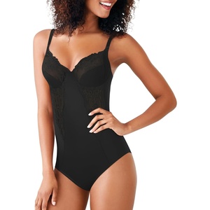 image:imageMaidenform Womens Shapewear Tummy Control Bodysuit BuiltIn Underwire Bra Ultra Firm Control Shapewear for WomenBlack