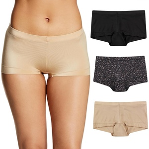 image:imageMaidenform Womens Underwear Boy Shorts Pack 3Pack Microfiber Boy short Underwear Women Pack Coverage Panties for WomenBlackBlack PetalBody Beige