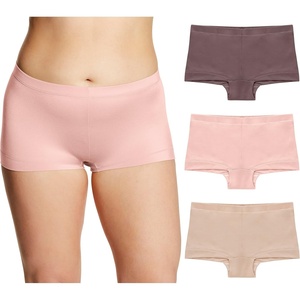 image:imageMaidenform Womens Underwear Boy Shorts Pack 3Pack Microfiber Boy short Underwear Women Pack Coverage Panties for WomenSparrow BrownAlmondPretty Blush