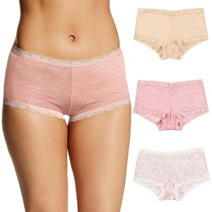 image:imageMaidenform Womens Underwear Boy Shorts Pack 3Pack Microfiber Boy shorts Underwear Women Pack Lace Panties for WomenLatte LiftPink HeatherPeach Swirl
