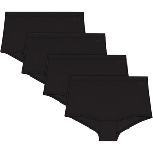 image:imageMaidenform Womens Underwear Boyshort 4pack Midrise Full Coverage Microfiber Stretch Buttery Soft Underwear PackBlackBlackBlackBlack