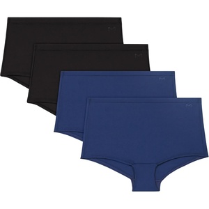 image:imageMaidenform Womens Underwear Boyshort 4pack Midrise Full Coverage Microfiber Stretch Buttery Soft Underwear PackBlackBlackNavyNavy