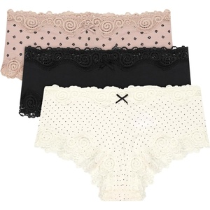 image:imageMaidenform Womens Underwear Pack wLowRise 3Pack Cheeky Lace Underwear Women Pack Comfortable Lace Panties for WomenPeal Pin DotBlackEvening Blush Dot