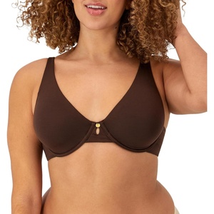 image:imageMaidenform Womens Underwire Bra Everyday Luxe Full Coverage Bra Convertible Underwire BraJust Brown