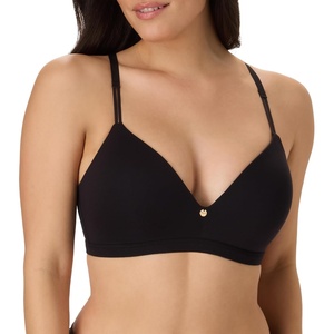image:imageMaidenform Womens Wireless Bra Everyday Luxe TShirt Wireless Bras for Women Convertible Straps SmoothingBlack