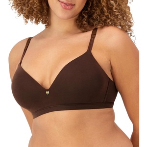 image:imageMaidenform Womens Wireless Bra Everyday Luxe TShirt Wireless Bras for Women Convertible Straps SmoothingJust Brown