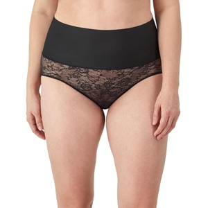 image:imageMaidenform womens Shapewear Underwear Tummy Control Shapewear for Women Panties  Lace Options Fajas Plus Size TooBlack Lace