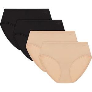 image:imageMaidenform womens Underwear Briefs Highrise Brief Panties for Women Seamless Panty Stretch MicrofiberDeep GlowDeep GlowBlackBlack
