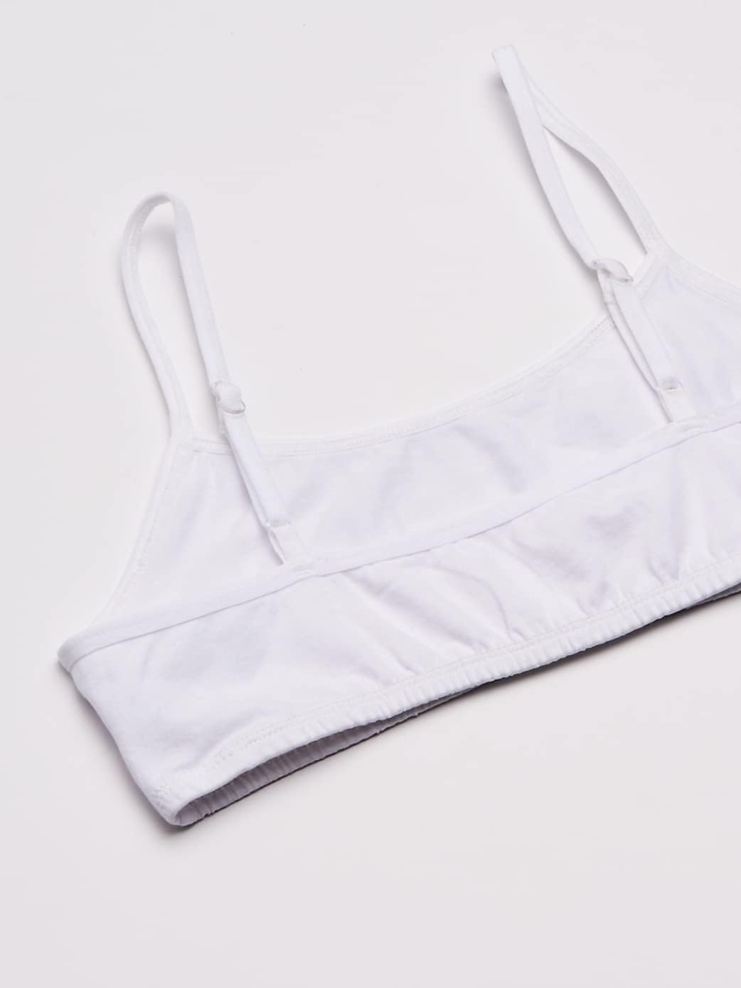 image:imageMaidenform Girl Big Girls Crop Bra Pack of 33 Pack Grey Black White