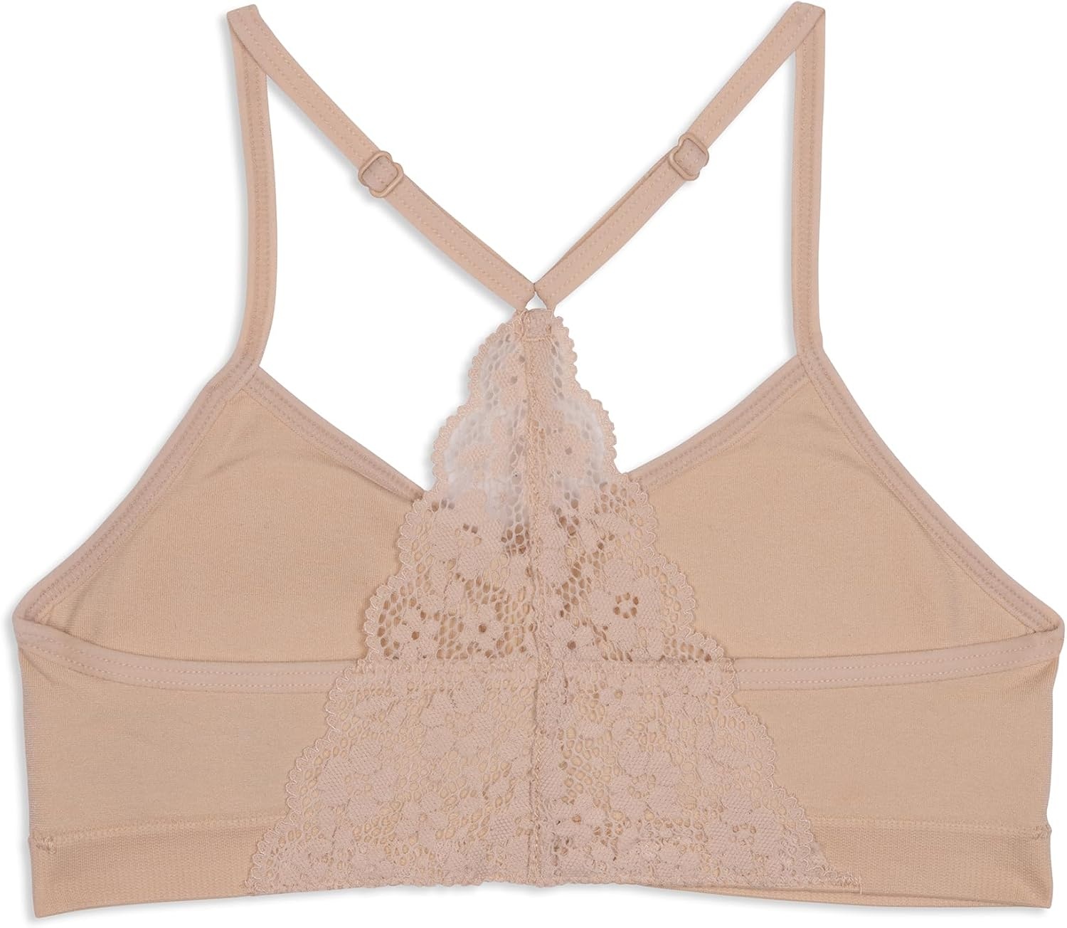 image:imageMaidenform Girl Girls Seamless Ruched Crop WLace BackBeige
