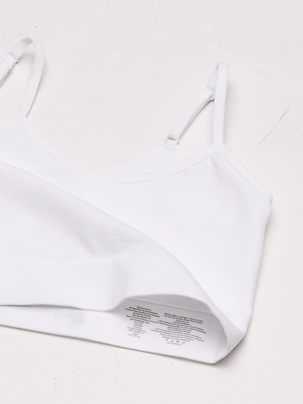 image:imageMaidenform Girls Comfort Brami Bralette 2 PackBleached AquaWhite