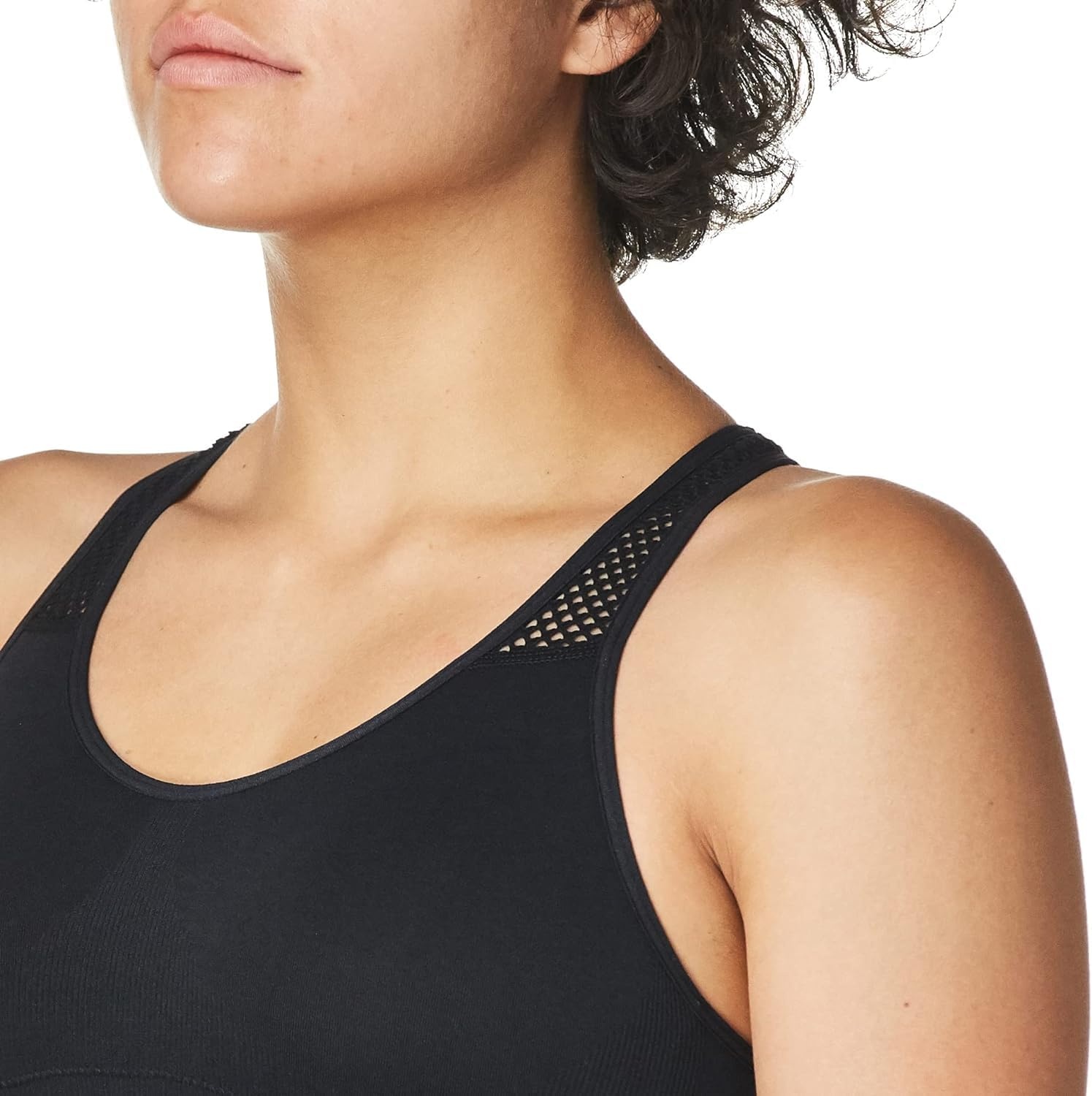 image:imageMaidenform Girls Maidenform Girls Seamless Racerback Sports BraTraining BraBlack Mesh Back