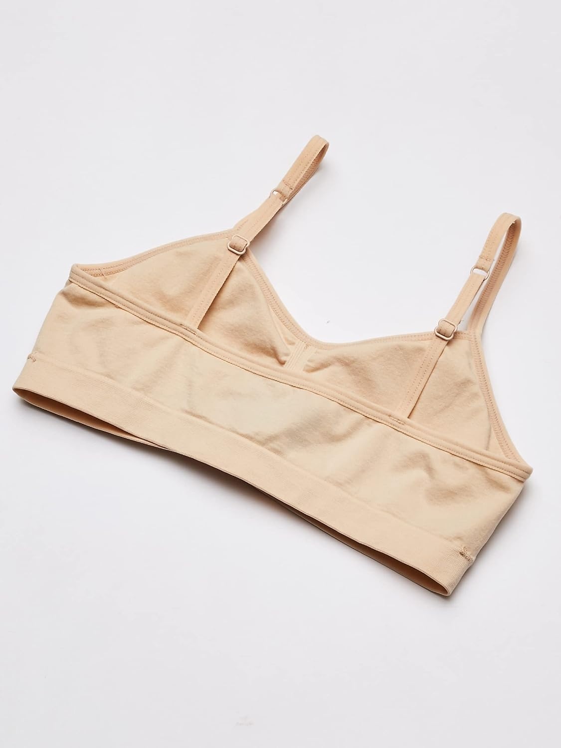 image:imageMaidenform Girls Seamless Ruched Crop BraNude