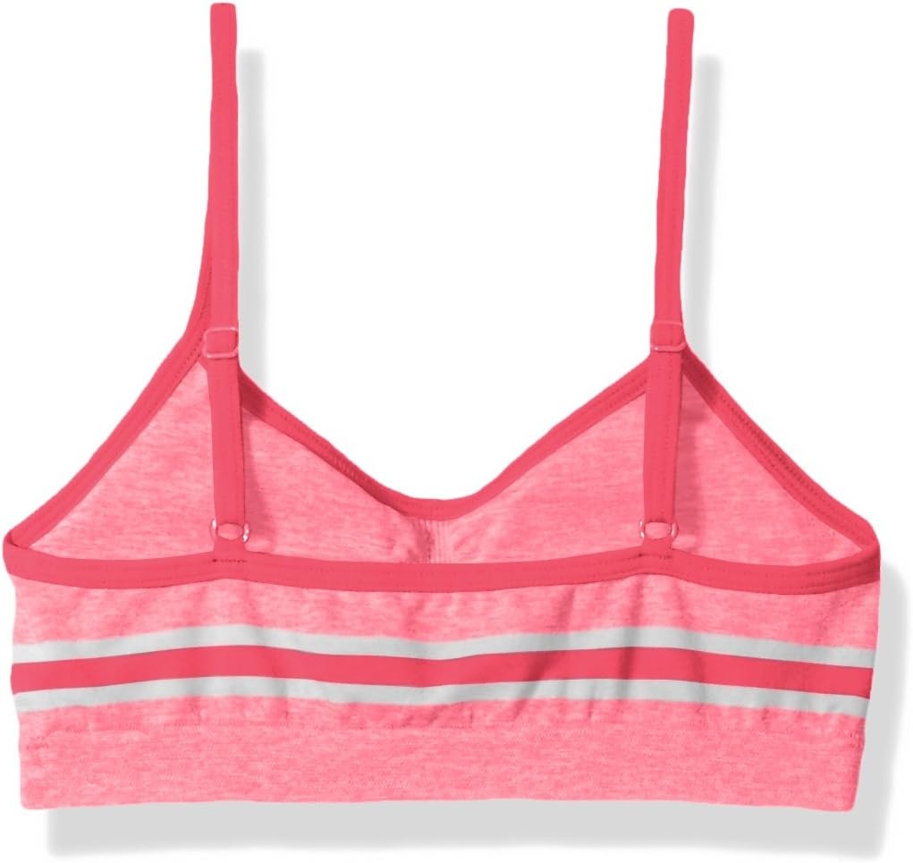 image:imageMaidenform Girls Seamless Ruched Crop BraPink Stripe