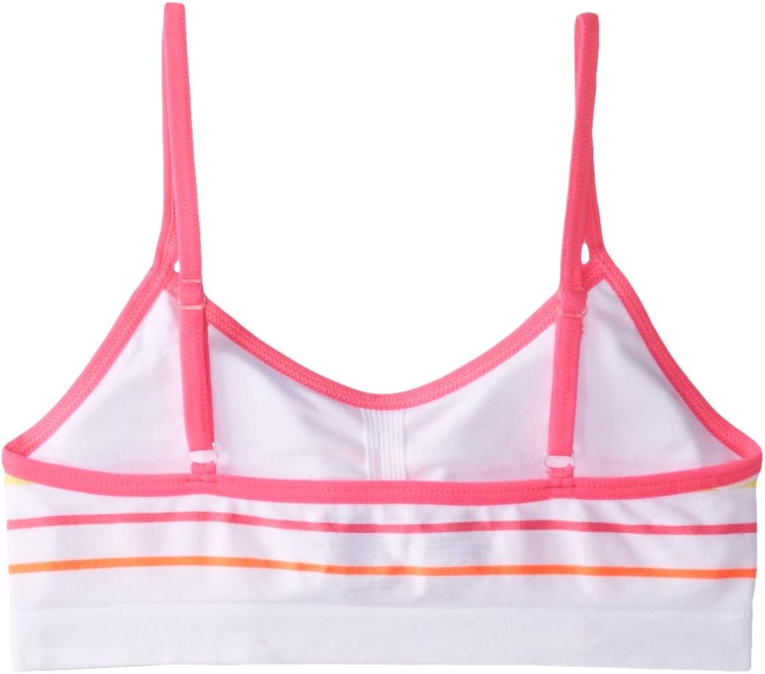 image:imageMaidenform Girls Seamless Ruched Crop BraPink Warm Strip