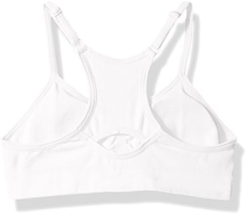 image:imageMaidenform Girls Seamless Ruched Crop BraWhite 1