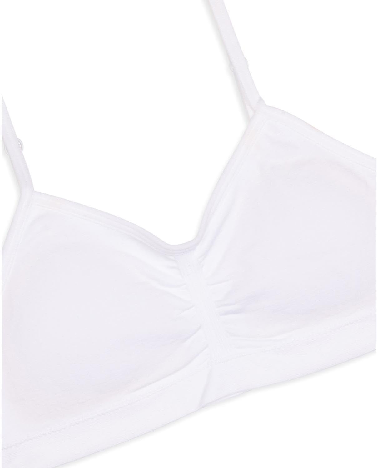 image:imageMaidenform Girls Seamless Ruched Crop BraWhite
