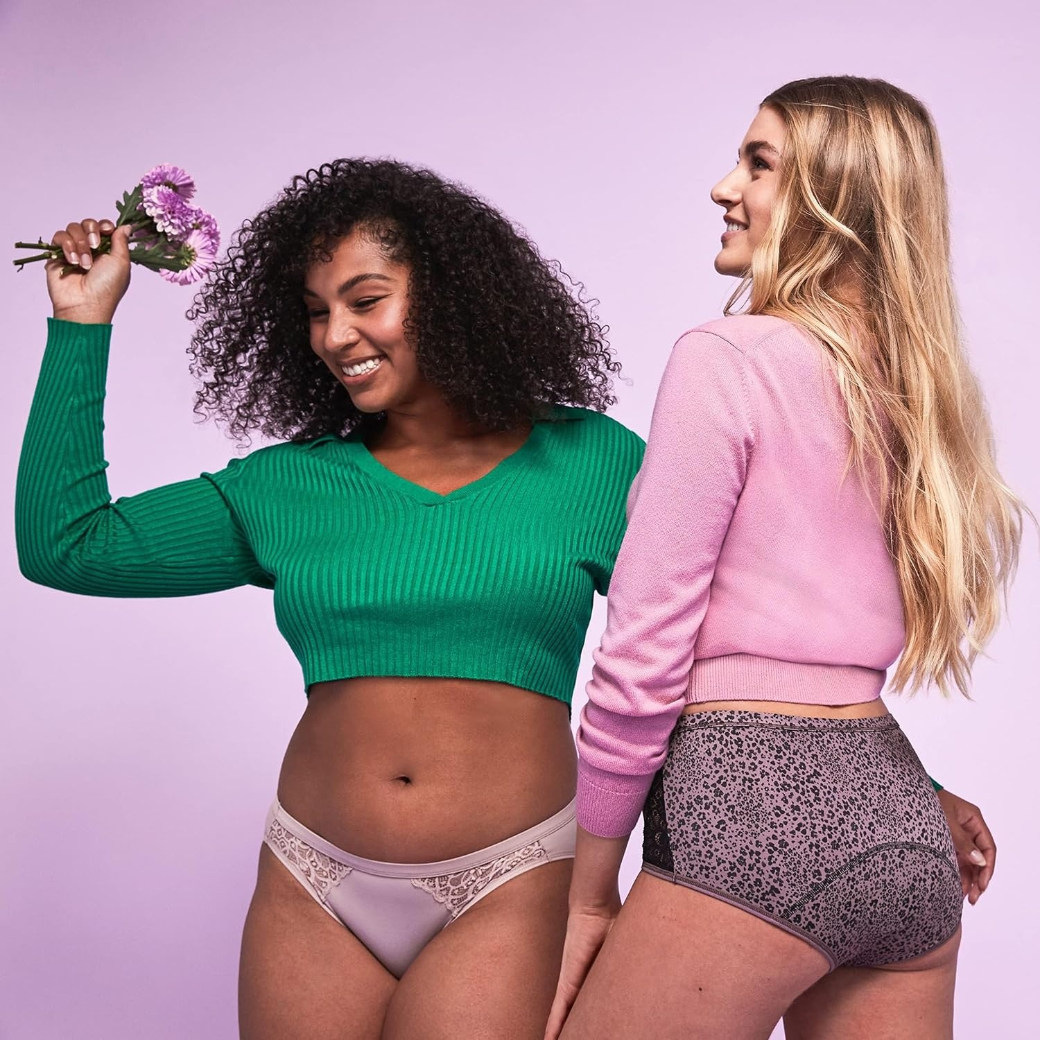 image:imageMaidenform Womens Hipster Period Underwear Moderate Protection with Builtin Liner 3packBlackSparrow Brown LeopardBlack
