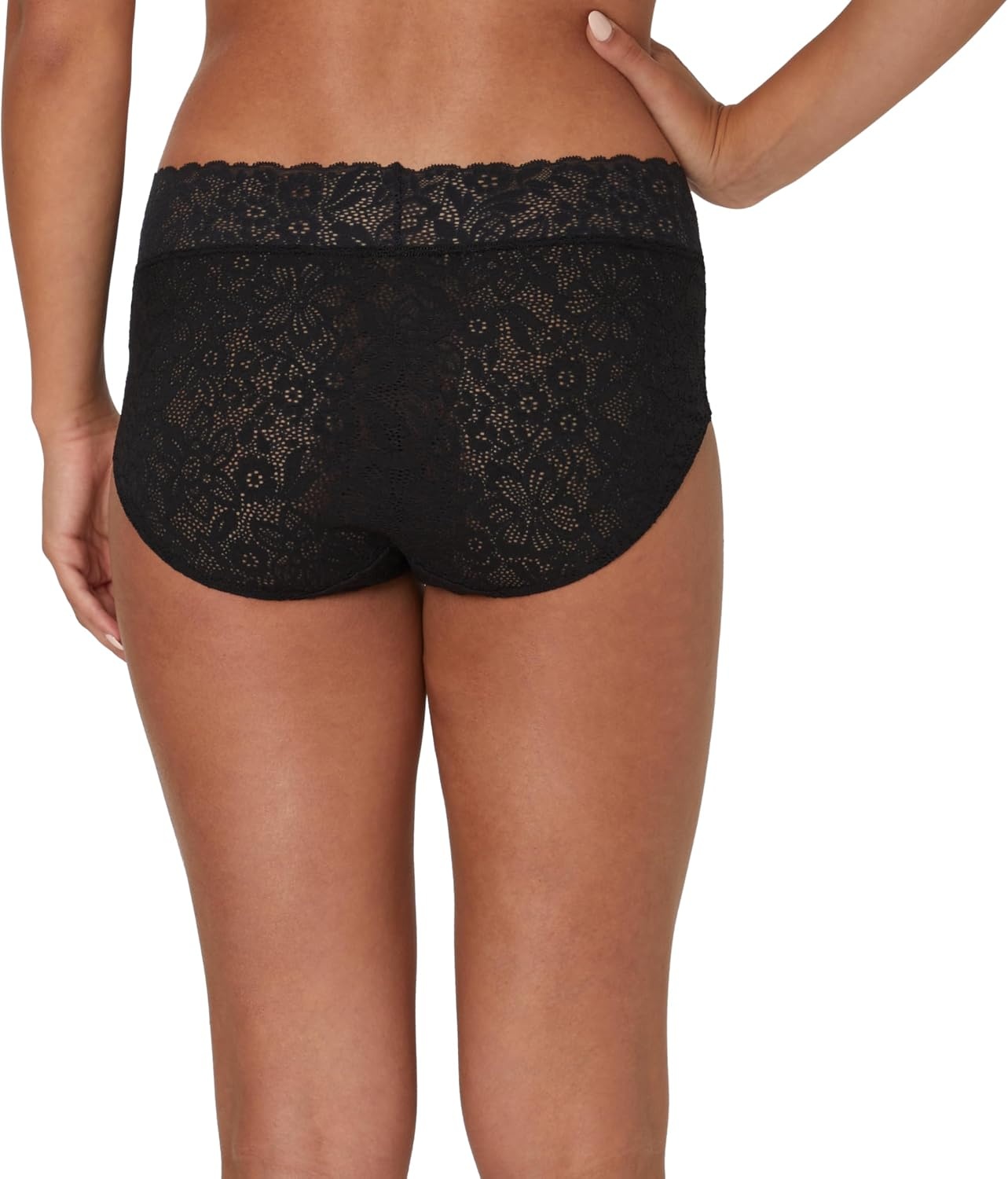 image:imageMaidenform Womens Hipster Underwear Stretch Lace Panties for Women 3packBlackBlackBlack Lace