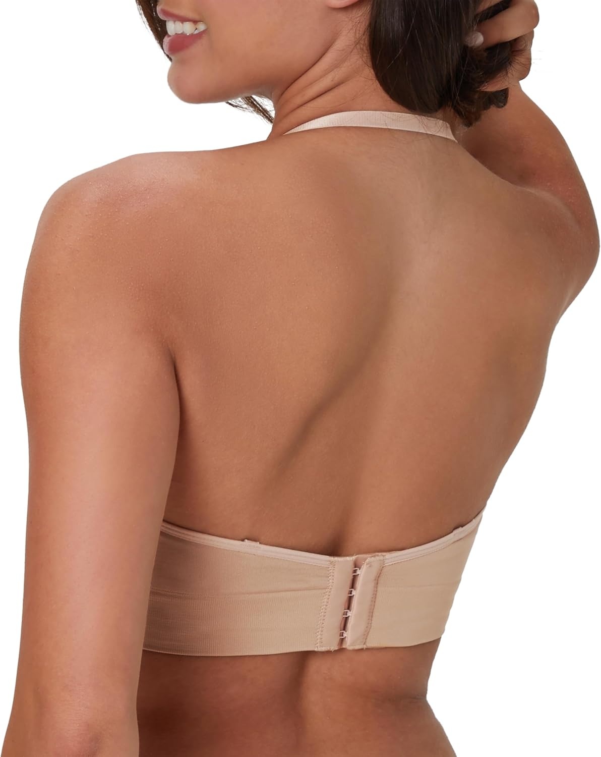 image:imageMaidenform Womens M Balconette Bralette Soft Wireless Pullover Bra 8Way Convertible StrapsEvening Blush