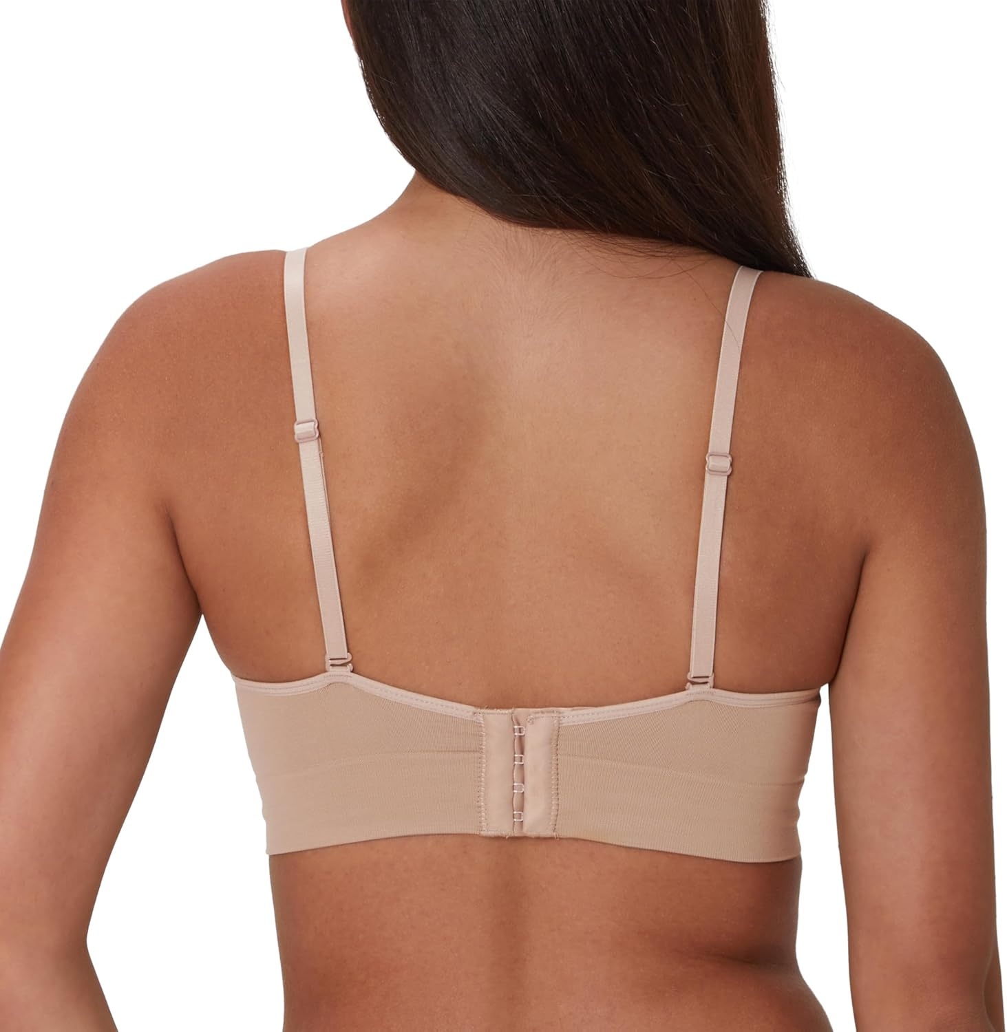 image:imageMaidenform Womens M Balconette Bralette Soft Wireless Pullover Bra 8Way Convertible StrapsEvening Blush