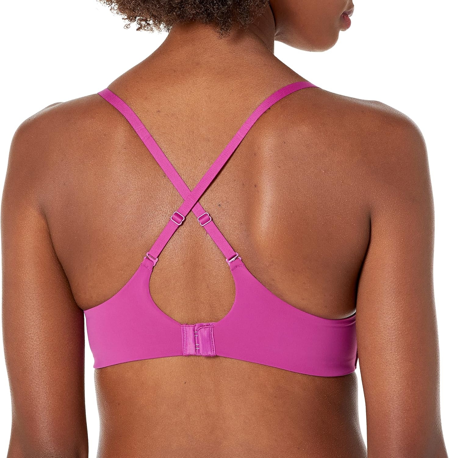 image:imageMaidenform Womens M Lift Bralette Convertible Demi Bra LaceTrimmed Wireless TShirt BraRazzleberry