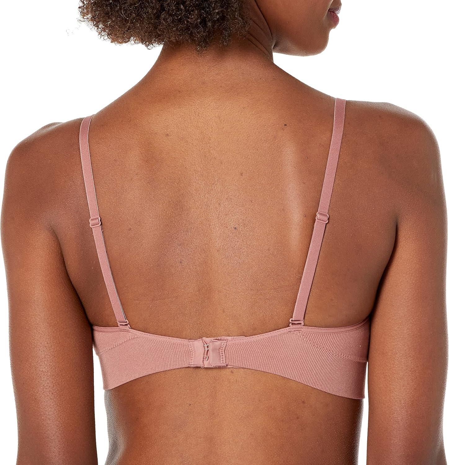 image:imageMaidenform Womens M Rib Seamless Bralette Soft Wireless Pullover Bra Convertible StrapsEnchantment Pink