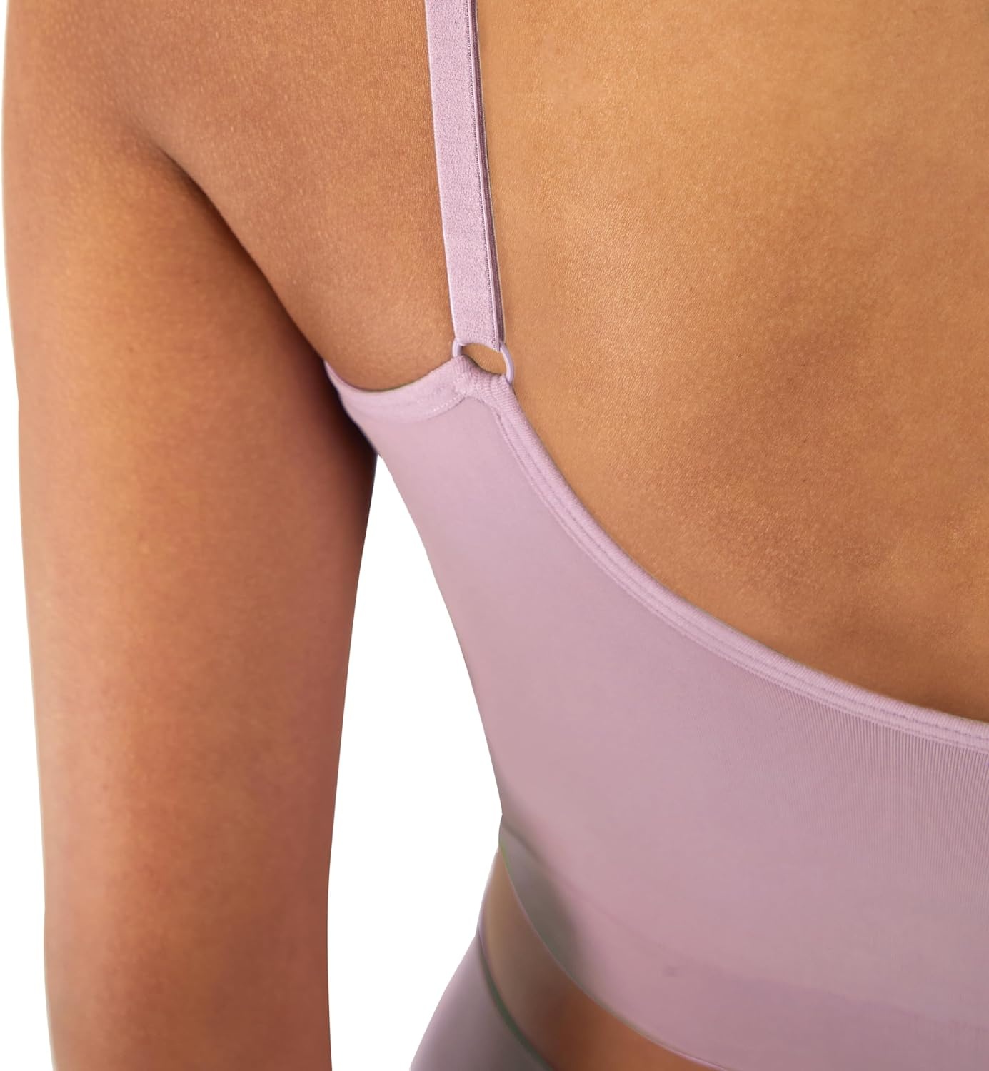 image:imageMaidenform Womens M Smoothing Seamless Cropped CamiSojourn Lilac