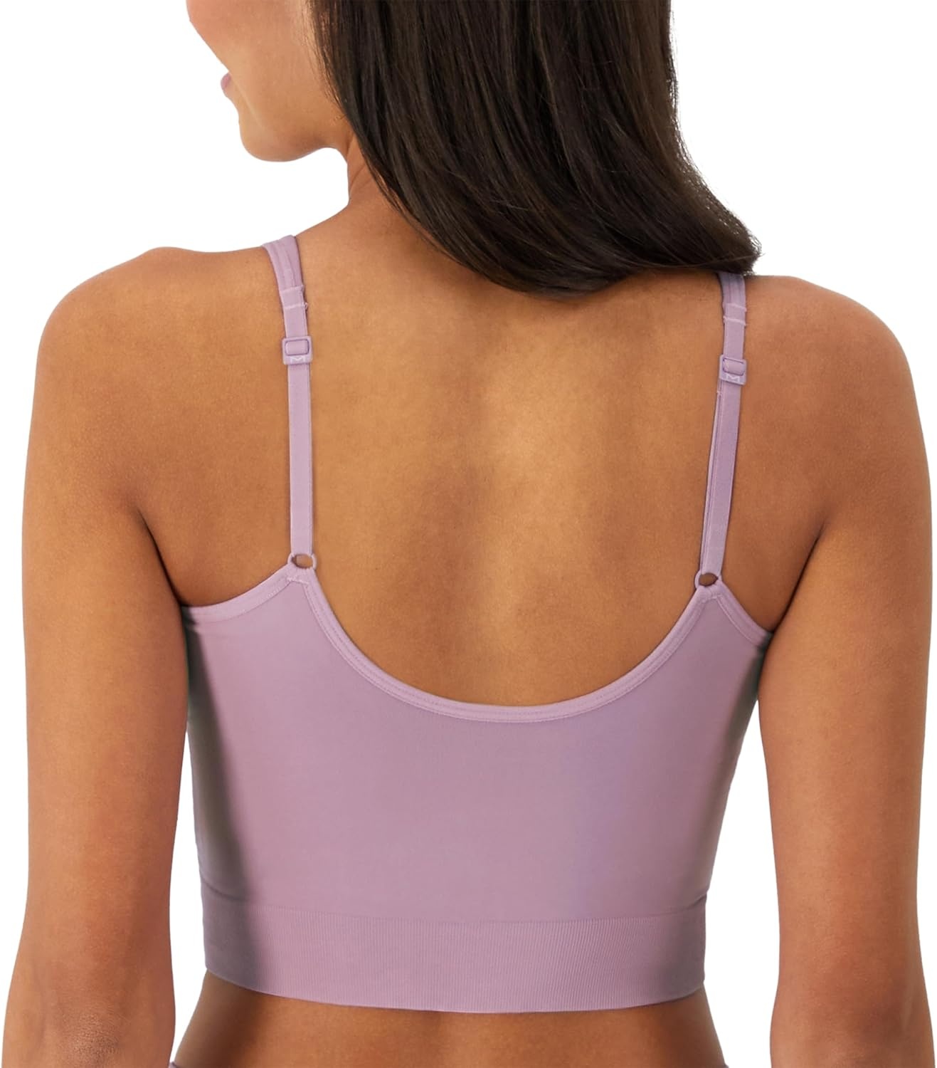image:imageMaidenform Womens M Smoothing Seamless Cropped CamiSojourn Lilac
