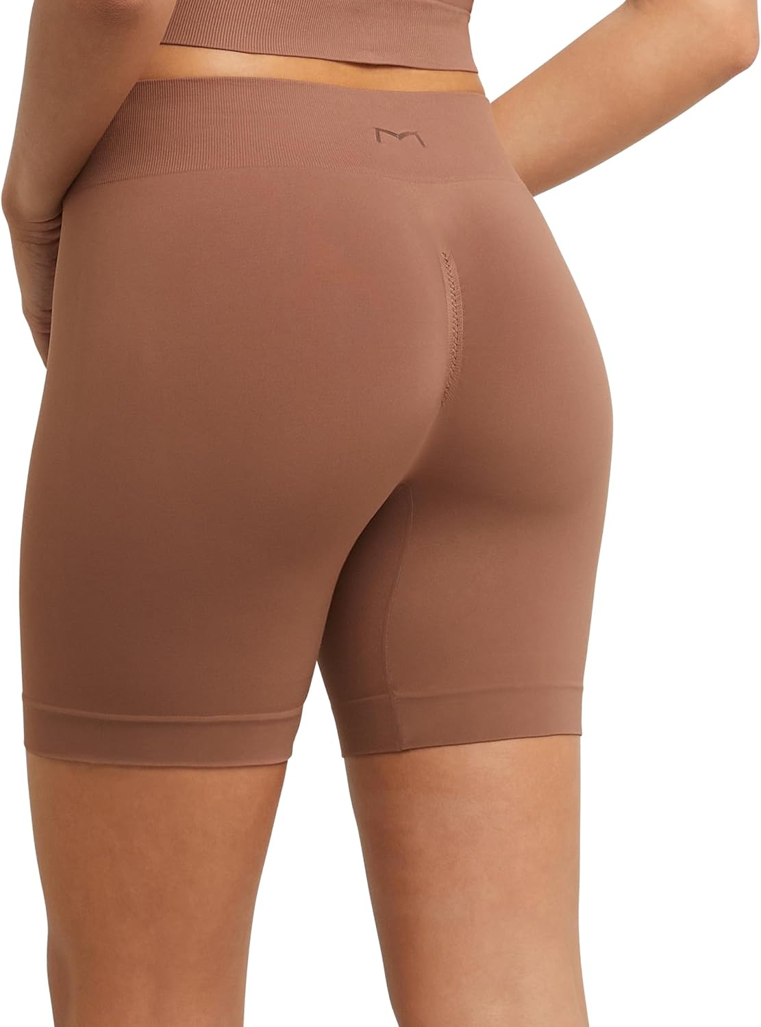 image:imageMaidenform Womens M Smoothing Seamless Shorty Shapewear Booty Lift Shorty Lightweight SmoothingBronzed Chestnut
