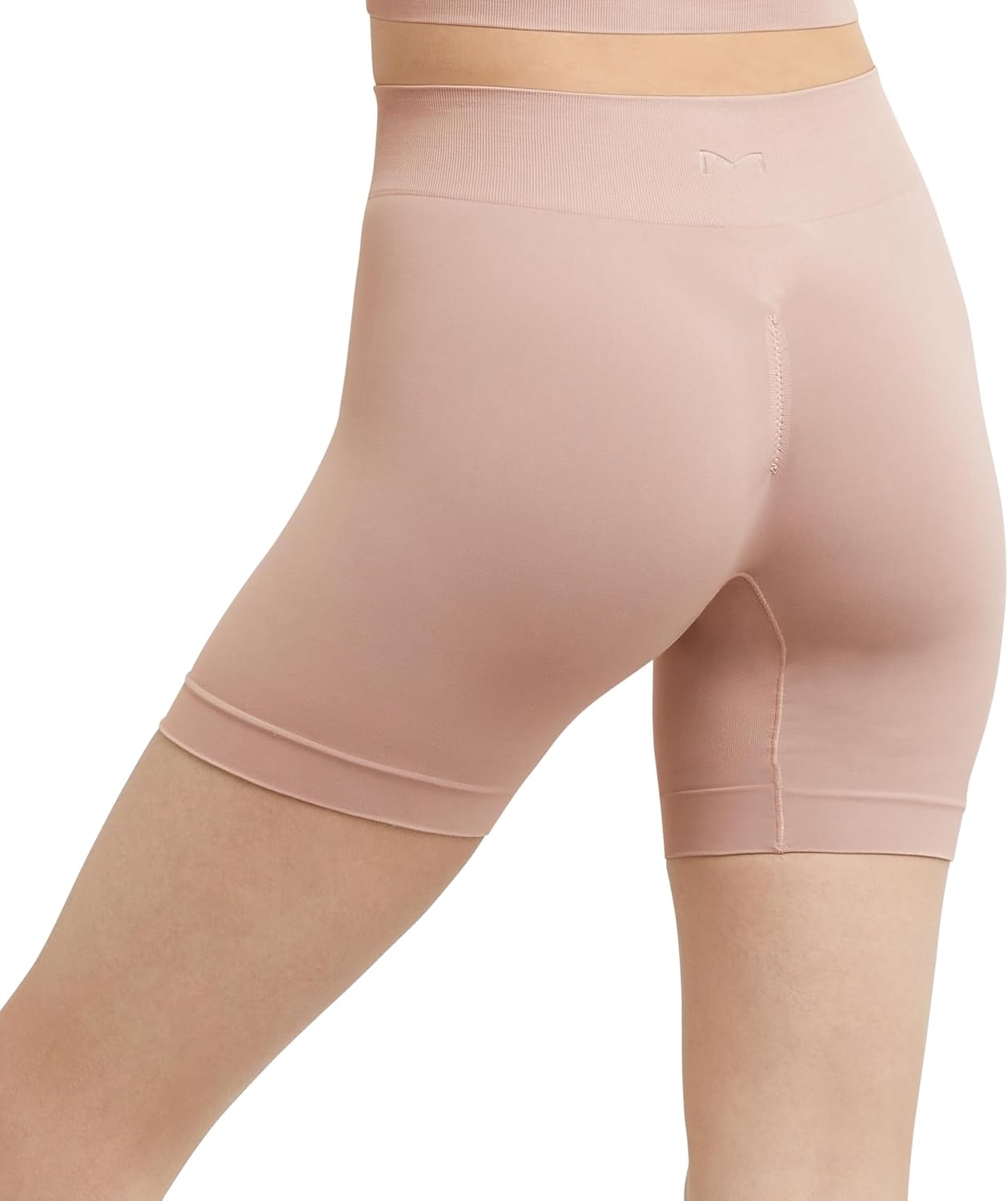 image:imageMaidenform Womens M Smoothing Seamless Shorty Shapewear Booty Lift Shorty Lightweight SmoothingEvening Blush