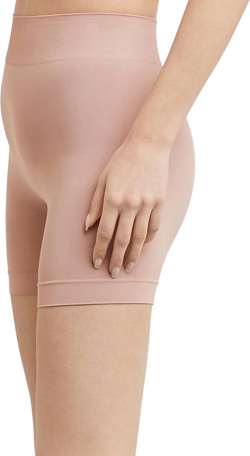 image:imageMaidenform Womens M Smoothing Seamless Shorty Shapewear Booty Lift Shorty Lightweight SmoothingEvening Blush