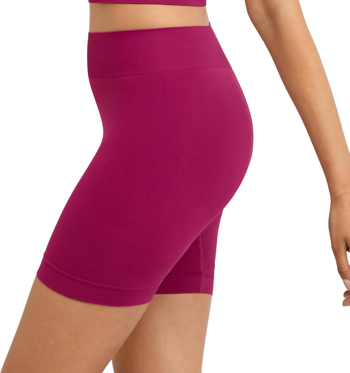 image:imageMaidenform Womens M Smoothing Seamless Shorty Shapewear Booty Lift Shorty Lightweight SmoothingVenture Pink