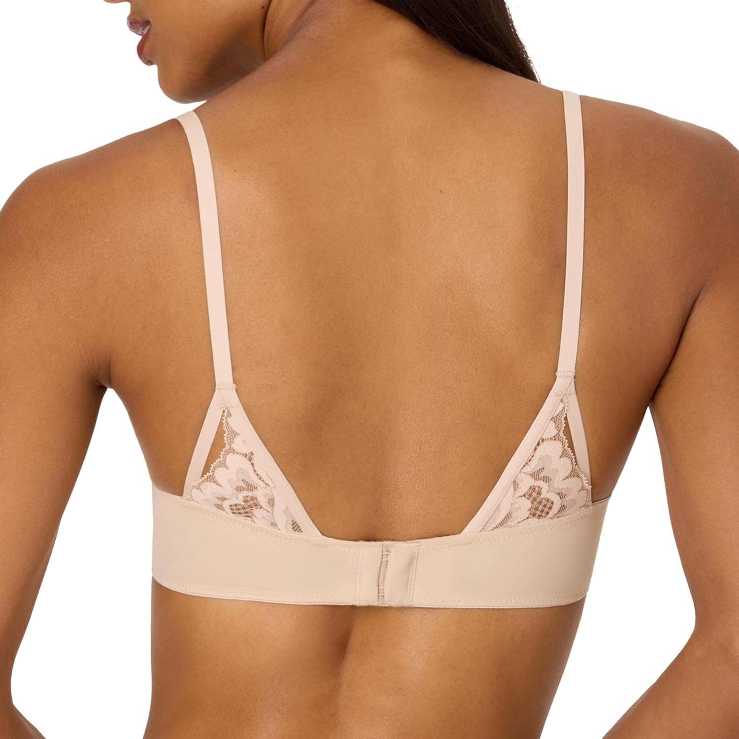 image:imageMaidenform Womens PushUp Bra Love The Lift Lace Demi PushUp Bras for Women Smoothing Underwire Convertible StrapsAlmondRose Gold