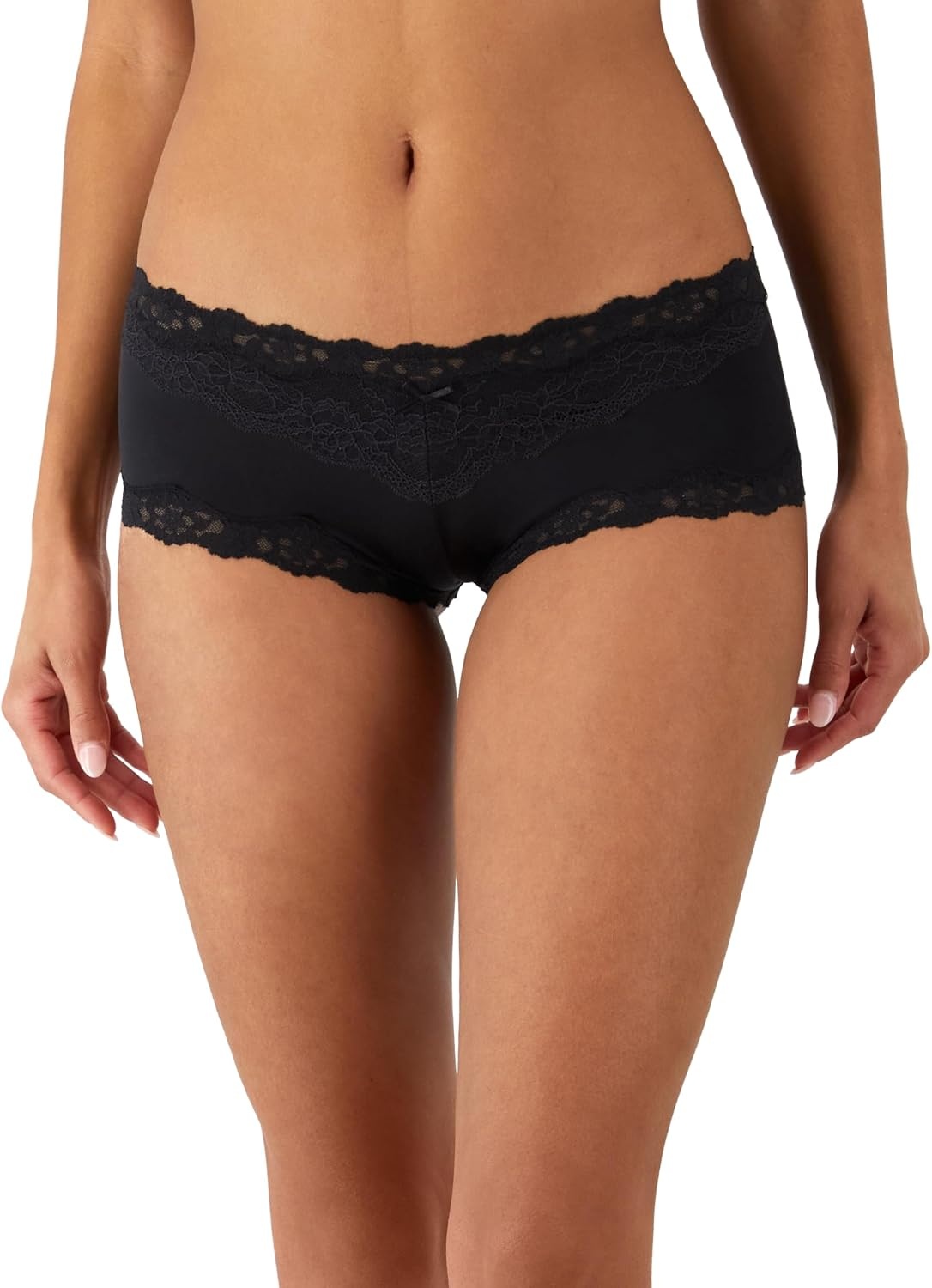 image:imageMaidenform Womens Underwear Hipster Pack 3Pack LowRise Cheeky Underwear Women Pack Lace Hipster Panties for WomenAlmondBlackAlmond Allure Print