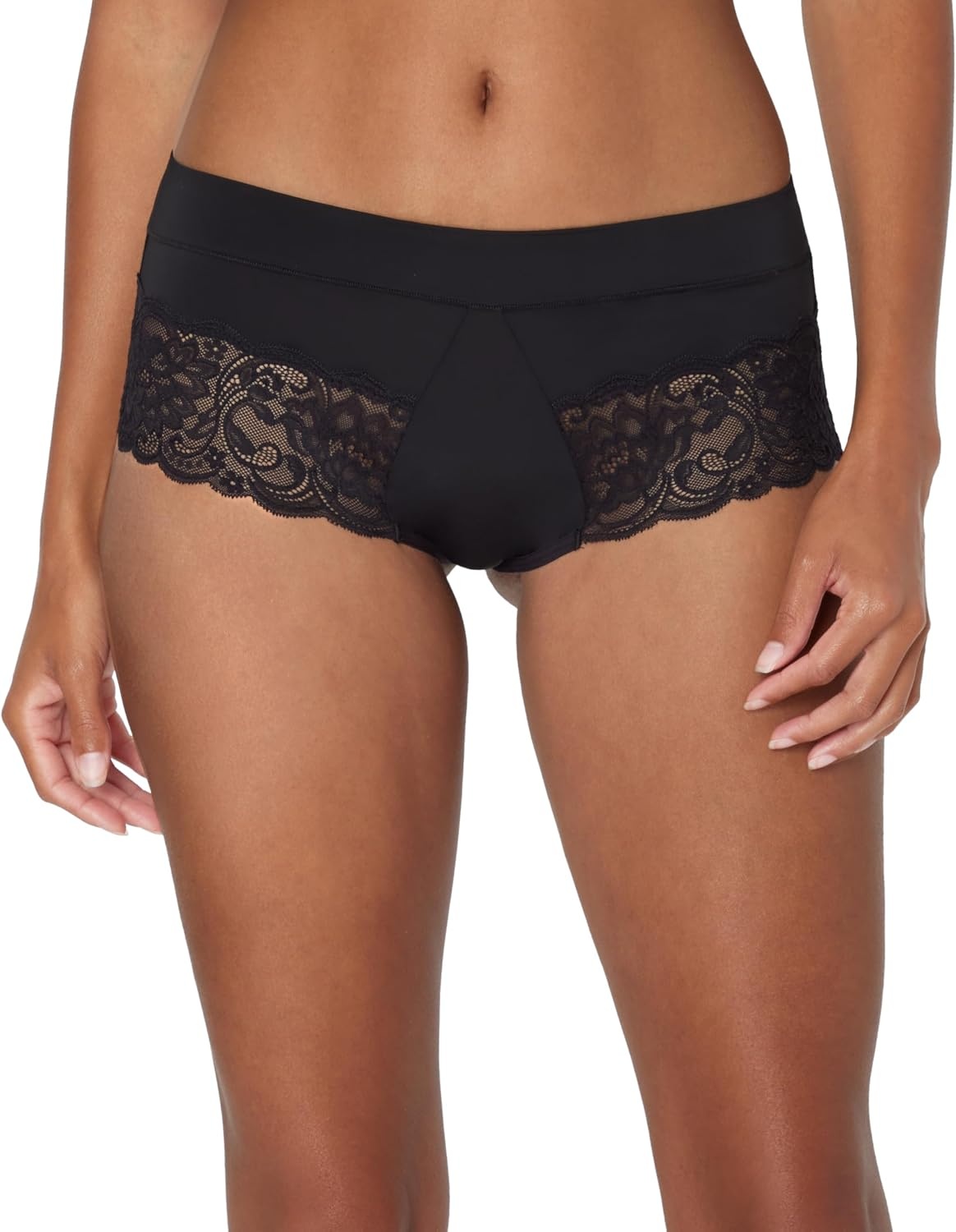 image:imageMaidenform Womens Underwear Hipster Pack 3Pack LowRise Cheeky Underwear Women Pack Lace Hipster Panties for WomenBlack LaceBlack LaceBlack Lace