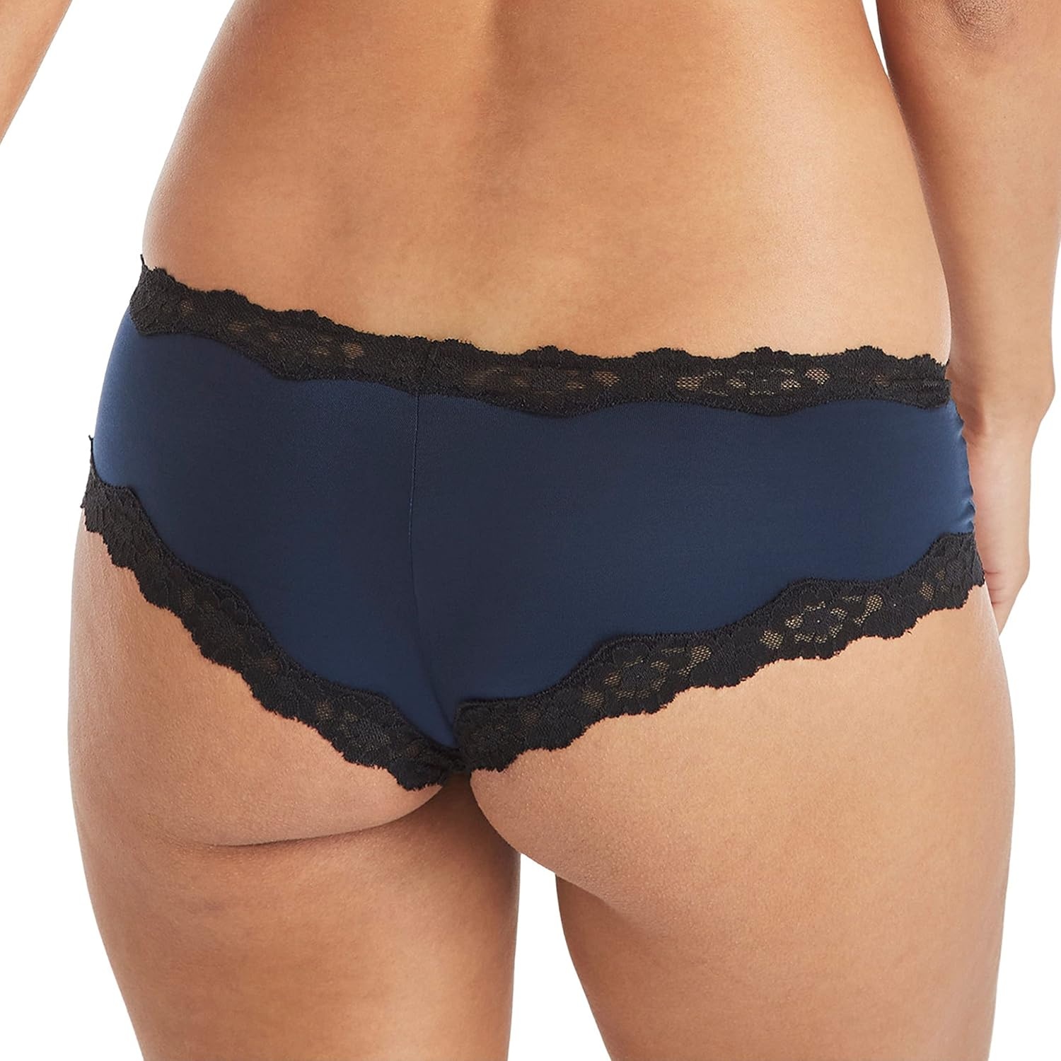 image:imageMaidenform Womens Underwear Hipster Pack 3Pack LowRise Cheeky Underwear Women Pack Lace Hipster Panties for WomenLatte LiftNavy BlackDenim Print