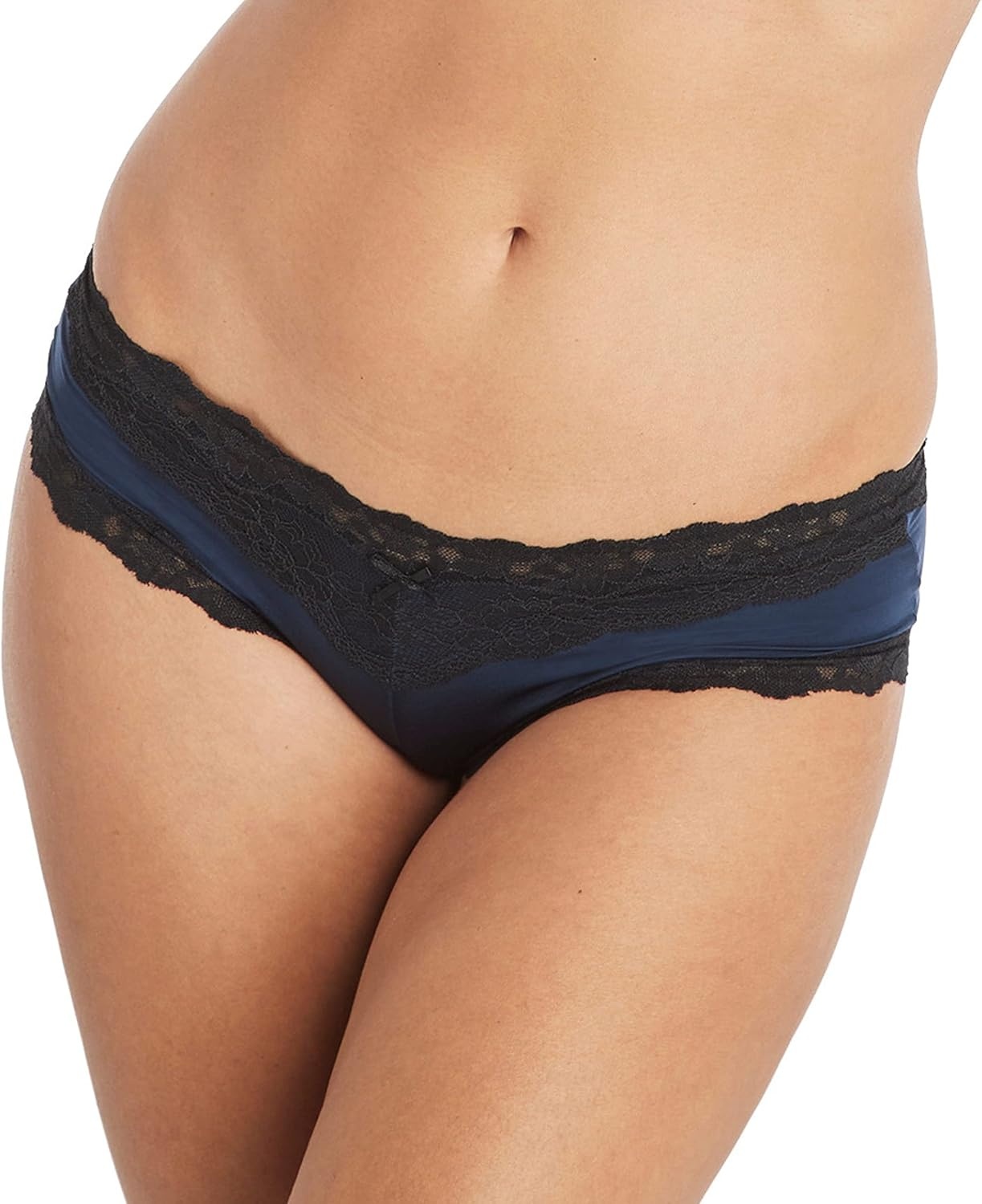 image:imageMaidenform Womens Underwear Hipster Pack 3Pack LowRise Cheeky Underwear Women Pack Lace Hipster Panties for WomenLatte LiftNavy BlackDenim Print