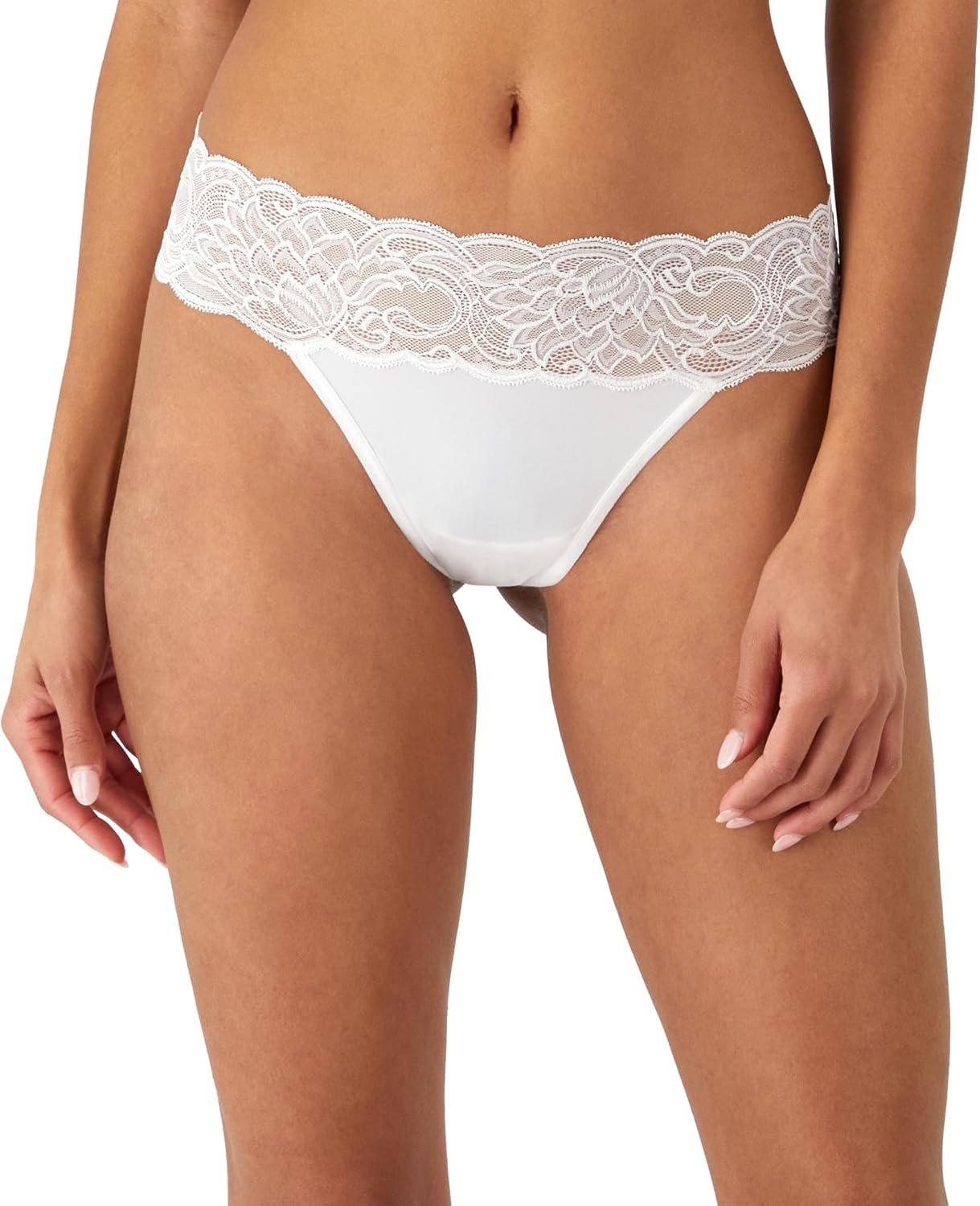 image:imageMaidenform Womens Underwear Thongs Pack 3Pack Thong Lace Underwear Women Pack Sexy Wedding Lace Panties for WomenEvening BlushSandshellWhite