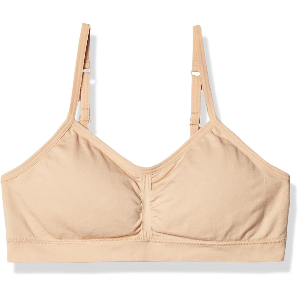 image:imageMaidenform Girls Seamless Ruched Crop BraNude