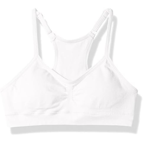 image:imageMaidenform Girls Seamless Ruched Crop BraWhite 1