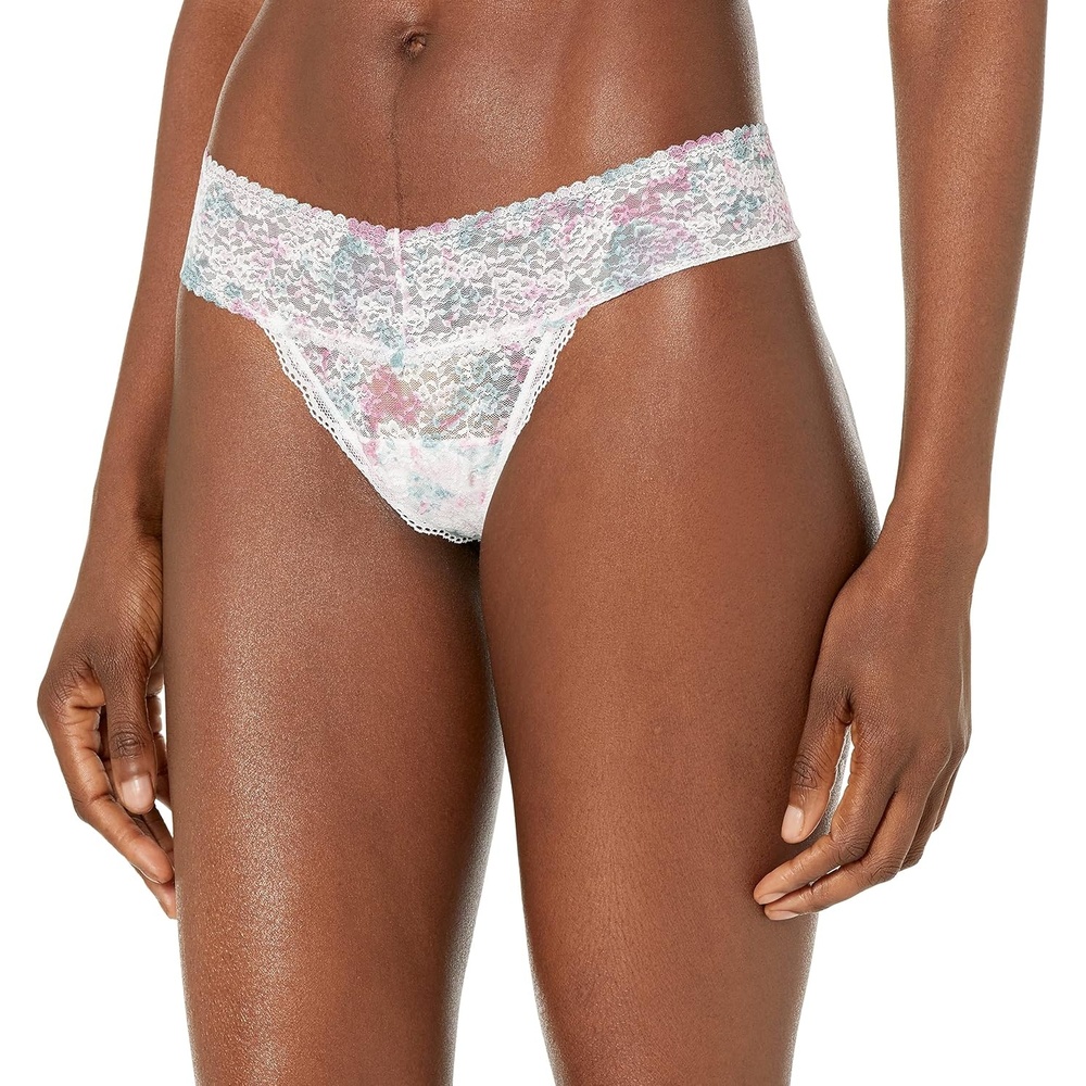 image:imageMaidenform Womens Dream with Lace Thong PantyWhite Refreshed Rose