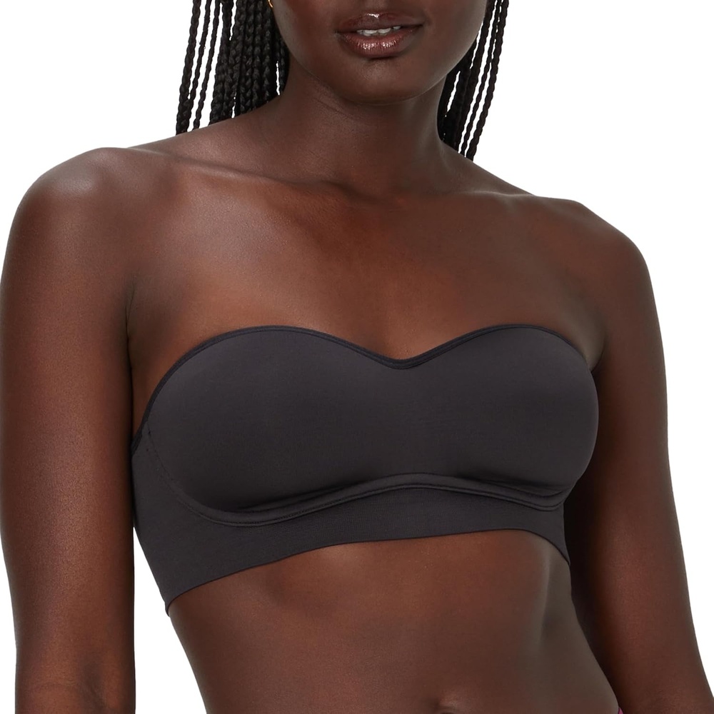 image:imageMaidenform Womens M Balconette Bralette Soft Wireless Pullover Bra 8Way Convertible StrapsBlack