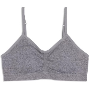 image:imageMaidenform Girls Seamless Ruched Crop BraHeather Grey