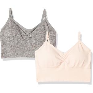 image:imageMaidenform Girls Seamless Ruched Crop BraPearlHeather Gray